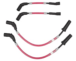 プラグコードセット レッド 18y- M8ソフテイル