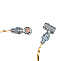 マイクロスコープLEDウインカーセット ブレーキライト付き M8 クローム