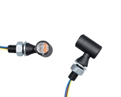 マイクロスコープLEDウインカーセット ブレーキライト付き M8 ブラック