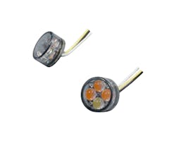 ケース無しラウンドLEDウインカー タイプ2 ポジション付き スモーク
