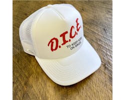 ダイスマガジン オリジナルメッシュキャップ ホワイト DARE