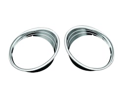 クリアキン ドライビングライトベゼル インディアン クローム