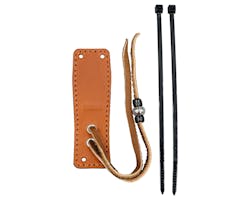 ラフテール  ベル取付用レザーホルダー LB シルバービーズ