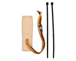 ラフテール  ベル取付用レザーホルダー NA シルバービーズ