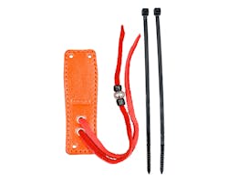 ラフテール  ベル取付用レザーホルダー OR シルバービーズ