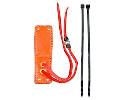 ラフテール  ベル取付用レザーホルダー OR ゴールドビーズ