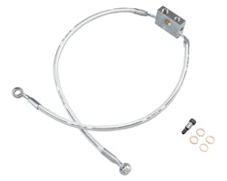 SCII ABSダブルブレーキラインキット ロワー M8ソフテイル