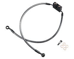 BP ABSダブルブレーキラインキット ロワー M8ソフテイル +4"