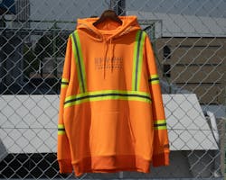 UO PRO リフレクター スウェットフーディ オレンジ XXL