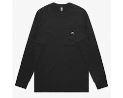 Feuling パッチポケット ロングスリーブTシャツ ブラックXXL