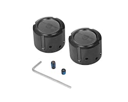 Figurati ロゴ アクスルナットカバーフロント BLK