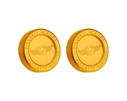アクスルナットカバー フロント 倒立フォーク仕様ツアラー GLD