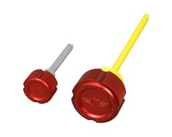 マグネットディップスティックセット M8ツアラー ローレット RED