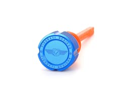 マグネットディップスティック M8ソフテイル ローレット BLU