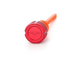 マグネットディップスティック M8ソフテイル ローレット RED