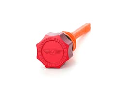 マグネットディップスティック M8ソフテイル カーブド RED