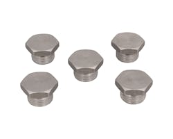 18mm O2センサーバング用ヘックスボルト スチール 5個