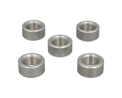 18mm O2センサーバング ステンレス 0.5in ストレート 5個