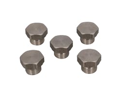 12mm O2センサーバング用ヘックスボルト スチール 5個