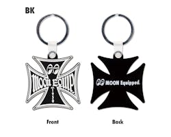 MOON Equipped Iron Cross キーリング BK