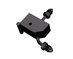 ブレーキティー リア 00-03y ソフテイル ブラック