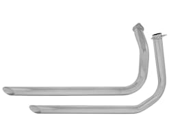 ドラッグパイプマフラー 1-3/4in 66-69y BT クローム