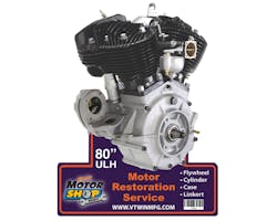 V-TWIN エンジンパネル 80" フラットヘッド
