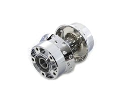 V-TWIN フロントホイールアルミハブ クローム