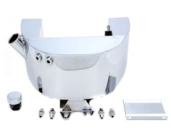 オイルタンク クローム セルスタート 4速フレーム用 アウトレットC