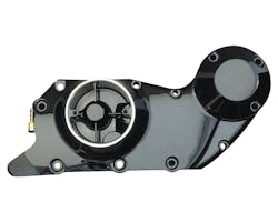 レールスタイルギアケースカバー 04y- XL ブラック アウトレットB
